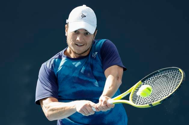 Miomir Kecmanovic, Australian Open 2024, Melbourne Park, Melbourne, Victoria, Australia Copyright: xJuergenxHasenkopfx