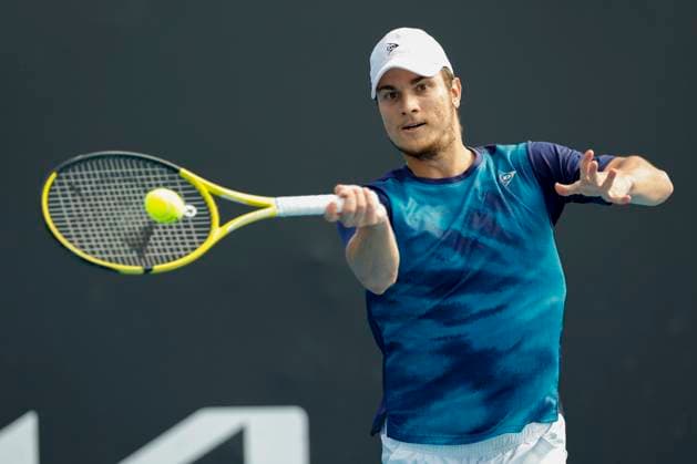 Miomir Kecmanovic, Australian Open 2024, Melbourne Park, Melbourne, Victoria, Australia Copyright: xJuergenxHasenkopfx