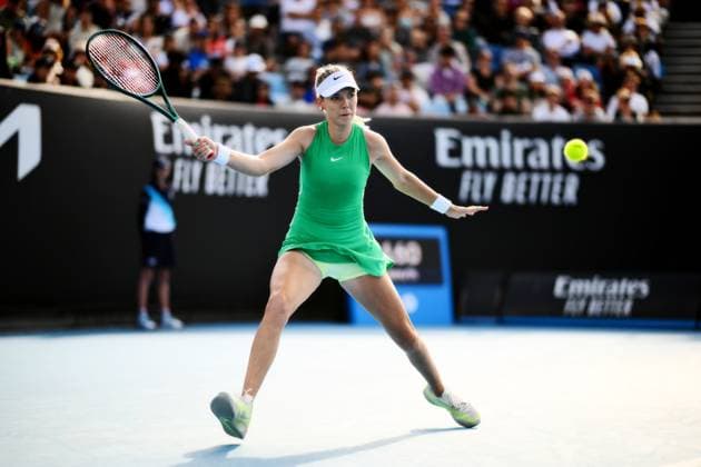 Katie Boulter (GBR) during her second round match Australian Open, Day Five, Tennis, Melbourne Park, Melbourne, Australia - 18 Jan 2024  Copyright: xJamesxGourley Shutterstockx 14305075m