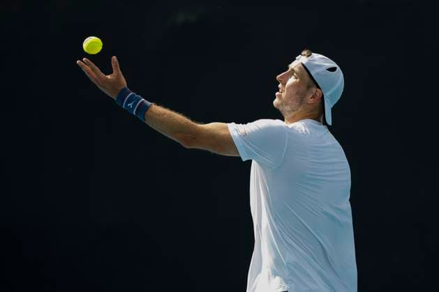 Jan Lennard Struff, Australian Open 2024, Melbourne Park, Melbourne, Victoria, Australia Copyright: xJuergenxHasenkopfx