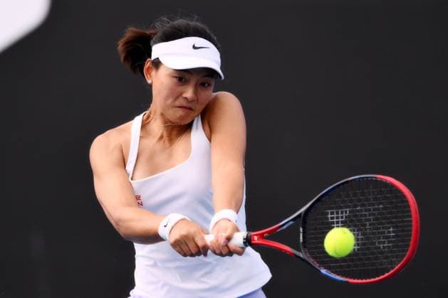 Wang Yafan (CHN) during her second round match Australian Open, Day Five, Tennis, Melbourne Park, Melbourne, Australia - 18 Jan 2024  Copyright: xJamesxGourley Shutterstockx 14305075bv