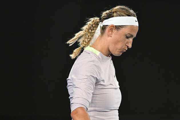 TENNIS AUSTRALIAN OPEN, Victoria Azarenka of Belarus during her 2nd round match against Clara Tauson of Denmark on Day 5 of the 2024 Australian Open at Melbourne Park in Melbourne, Thursday, January 18, 2024. ( NO ARCHIVING, EDITORIAL USE ONLY, NO USE IN BOOKS WITHOUT CONSENT MELBOURNE VICTORIA AUSTRALIA  Copyright: xLUKASxCOCHx 20240118001890579037