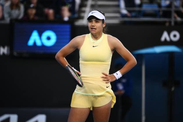 Emma Raducanu (GBR) during her second round match Australian Open, Day Five, Tennis, Melbourne Park, Melbourne, Australia - 18 Jan 2024  Copyright: xJamesxGourley Shutterstockx 14305075dw