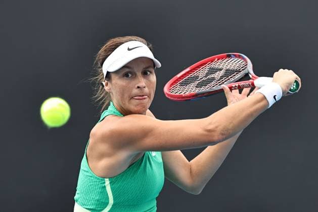 Tatjana Maria, GER, during second round of 2024 Australian Open in Melbourne, 18 01 2023