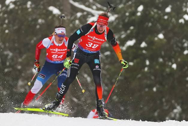 Sport Themen der Woche KW03 Sport Bilder des Tages BIATHLON - IBU WC Antholz ANTHOLZ,ITALY,18.JAN.24 - BIATHLON - IBU World Cup, 15km individual, men. Image shows Johannes Kuehn (GER).  GEPAxpictures xThomasxBachun