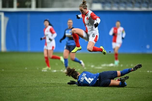 Football, Women, CL, St. Pölten - Slavia Prague