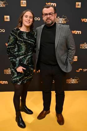 70th Belgian Golden Shoe award ANTWERPEN, BELGIUM - JANUARY 18 : Detruyer Marie and Serge Detruyer pictured during the annual Golden Shoe award show at the Antwerp Avenue TV studio on January 18, 2024 in Antwerpen, Belgium, 18 01 2024 Antwerpen Belgium  Copyright: xNicoxVereeckenx