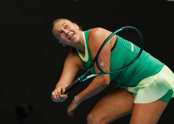 Amanda Anisimova, Australian Open 2024, Melbourne Park, Melbourne, Victoria, Australia Copyright: xJuergenxHasenkopfx