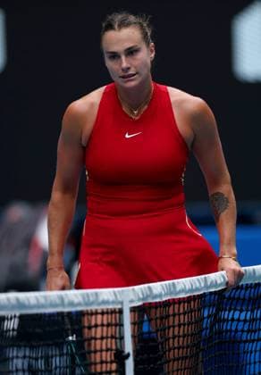Aryna Sabalenka of Belarus frustrated Australian Open, Day Six, Tennis, Melbourne Park, Melbourne, Australia - 19 Jan 2024  Copyright: xEllaxLing Shutterstockx 14306107ae
