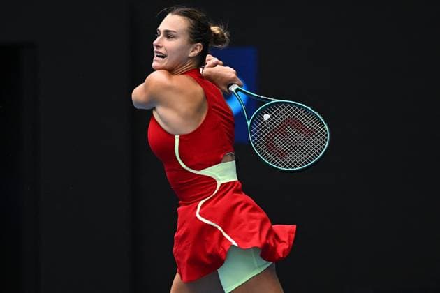 Australian Open - Melbourne Arena Sabalenka (RUS) during her third round match at the 2024 Australian Open at Melbourne Park in Melbourne, Australia, on January 19, 2024. Photo by Corinne Dubreuil ABACAPRESS.COM Mebourne Australia  Copyright: xDubreuilxCorinne ABACAx