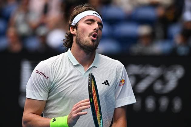 Australian Open - Melbourne Stefanos Tsitsipas (GRE) during his third round match at the 2024 Australian Open at Melbourne Park in Melbourne, Australia, on January 19, 2024. Photo by Corinne Dubreuil ABACAPRESS.COM Mebourne Australia  Copyright: xDubreuilxCorinne ABACAx