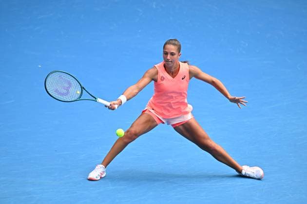 Australian Open - Melbourne Diane Parry (FRA) during her third round match at the 2024 Australian Open at Melbourne Park in Melbourne, Australia, on January 19, 2024. Photo by Corinne Dubreuil ABACAPRESS.COM Mebourne Australia  Copyright: xDubreuilxCorinne ABACAx