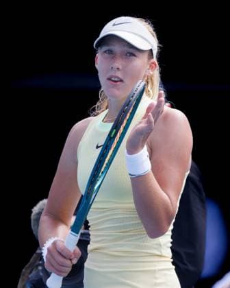 Tennis 2024: Australian Open Day 6 January 19, 2024: MIRRA ANDREEVA of the Russian Federation celebrates after defeating DIANE PARRY of France on Court 3 in a Women s Singles 3rd round match on day 6 of the 2024 Australian Open in Melbourne, Australia. Sydney Low Cal Media(Credit Image: Â Sydney Low Cal Sport Media) California USA EDITORIAL USE ONLY Copyright: xx ZUMA-20240119_faf_c04_020.jpg SydneyxLowx csmphotothree224323