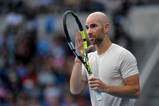 TENNIS AUSTRALIAN OPEN, Adrian Mannarino of France during his 3rd round match against Ben Shelton of the USA on Day 6 of the 2024 Australian Open at Melbourne Park in Melbourne, Friday, January 19, 2024. ( NO ARCHIVING, EDITORIAL USE ONLY, NO USE IN BOOKS WITHOUT CONSENT MELBOURNE VICTORIA AUSTRALIA  Copyright: xLUKASxCOCHx 20240119001890907884
