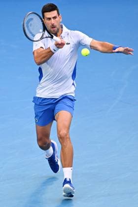 Novak Djokovic (SRB) during his third round match Australian Open, Day Six, Tennis, Melbourne Park, Melbourne, Australia - 19 Jan 2024  Copyright: xJamesxGourley Shutterstockx 14306114k