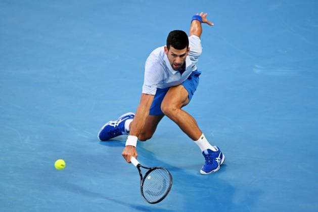 Novak Djokovic (SRB) during his third round match Australian Open, Day Six, Tennis, Melbourne Park, Melbourne, Australia - 19 Jan 2024  Copyright: xJamesxGourley Shutterstockx 14306114x