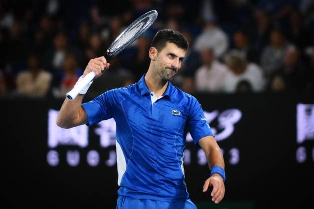 Novak Djokovic (SRB) frustrated during his third round match Australian Open, Day Six, Tennis, Melbourne Park, Melbourne, Australia - 19 Jan 2024  Copyright: xJamesxGourley Shutterstockx 14306114al