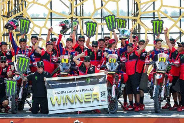 Motorsport, Dakar Rally, Award ceremony - Motorbike