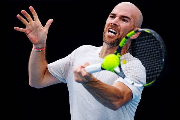 Adrian Mannarino (FRA) during his third round match Australian Open, Day Six, Tennis, Melbourne Park, Melbourne, Australia - 19 Jan 2024  Copyright: xEllaxLing Shutterstockx 14306107cs