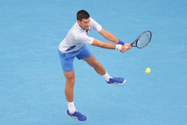 Novak Djokovic, SRB, during second round of 2024 Australian Open in Melbourne, 19 01 2023