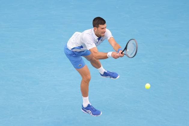 Novak Djokovic, SRB, during second round of 2024 Australian Open in Melbourne, 19 01 2023