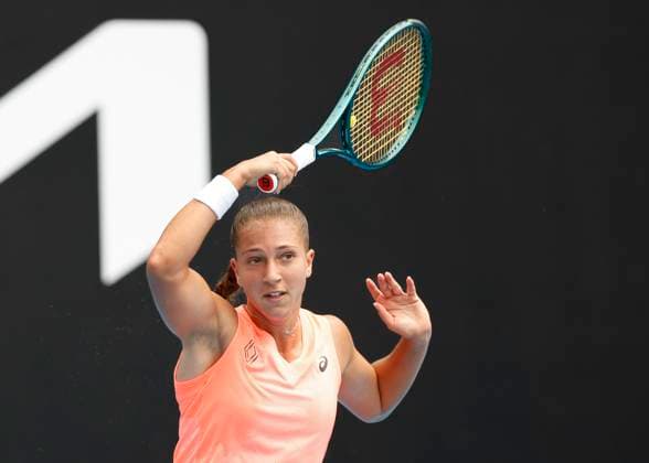 Diane Parry FRA , Australian Open 2024, Melbourne Park, Melbourne, Victoria, Australia Copyright: xJuergenxHasenkopfx