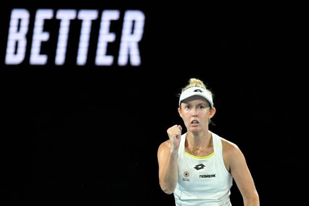 TENNIS AUSTRALIAN OPEN, Storm Hunter of Australia during her 3rd round match against Barbora Krejcikova of Czech Republic on Day 6 of the 2024 Australian Open at Melbourne Park in Melbourne, Friday, January 19, 2024. ( NO ARCHIVING, EDITORIAL USE ONLY, NO USE IN BOOKS WITHOUT CONSENT MELBOURNE VICTORIA AUSTRALIA  Copyright: xJAMESxROSSx 20240120001890993337