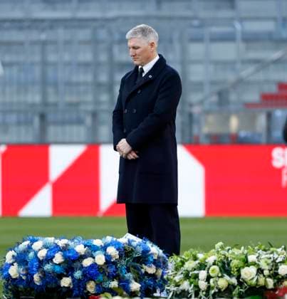 19 01 2024, Franz Beckenbauer funeral service, Allianz Arena Munich, soccer, sports, in the picture Bastian Schweinsteiger