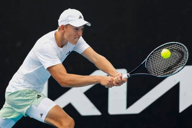 Justin Engel GER , Australian Open 2024, Melbourne Park, Melbourne, Victoria, Australia Copyright: xJuergenxHasenkopfx