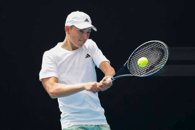Justin Engel GER , Australian Open 2024, Melbourne Park, Melbourne, Victoria, Australia Copyright: xJuergenxHasenkopfx