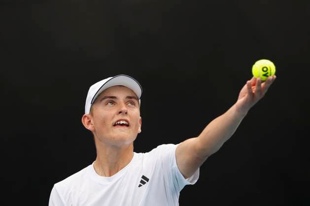 Justin Engel GER , Australian Open 2024, Melbourne Park, Melbourne, Victoria, Australia Copyright: xJuergenxHasenkopfx