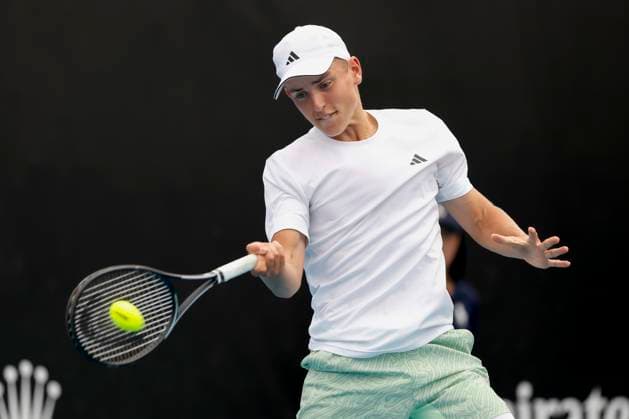 Justin Engel GER , Australian Open 2024, Melbourne Park, Melbourne, Victoria, Australia Copyright: xJuergenxHasenkopfx