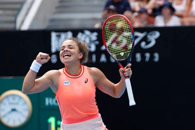 20th January 2024; Melbourne Park, Melbourne, Victoria, Australia; Australian Open Tennis Championship Day 7; Jasmine Paolini (ITA) celebrates at the end of the their round three singles match against Anna Blinkova  ActionPlus12599266 NaFoto
