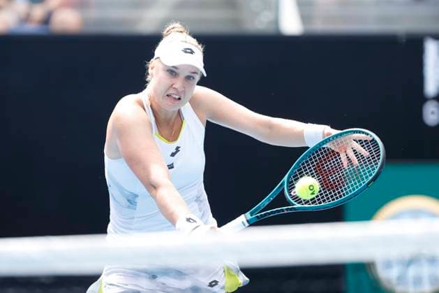 20th January 2024; Melbourne Park, Melbourne, Victoria, Australia; Australian Open Tennis Championship Day 7; Anna Blinkova in action during the round three singles match against Jasmine Paolini (ITA)  ActionPlus12599262 NaFoto