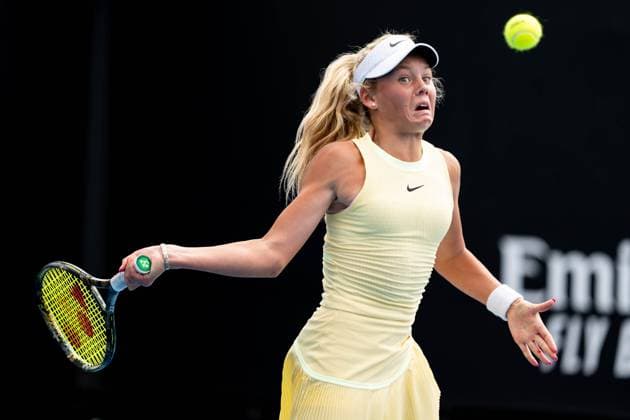 Ksenia Efremova (FRA) TENNIS : Open Australie 2024 - Melbourne - 20 01 2024 VirginieBouyer Panoramic 