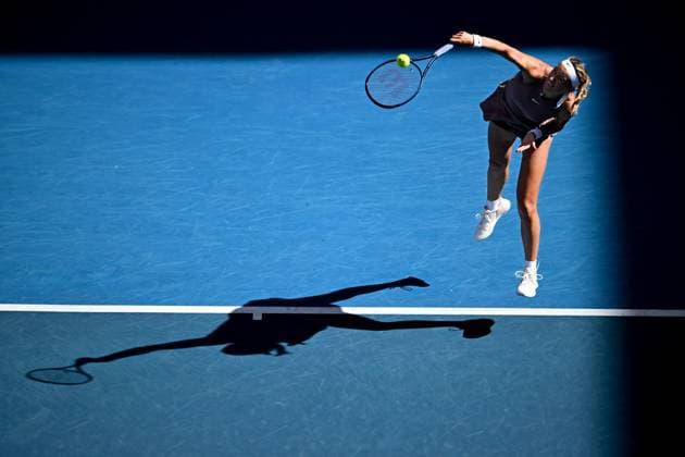 Victoria Azarenka (BLR) during her third round match Australian Open, Day Seven, Tennis, Melbourne Park, Melbourne, Australia - 20 Jan 2024  Copyright: xJamesxGourley Shutterstockx 14306286av