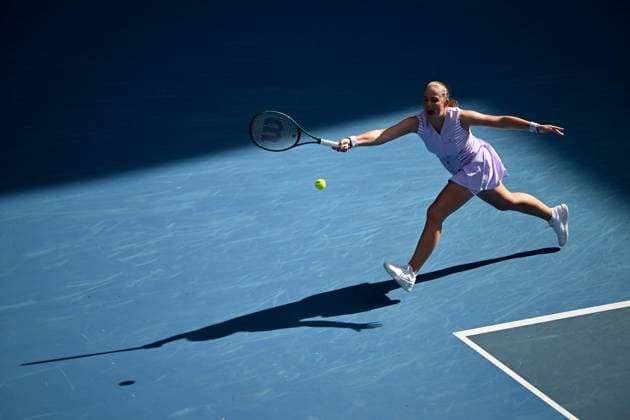Jelena Ostapenko (LAT) during her third round match Australian Open, Day Seven, Tennis, Melbourne Park, Melbourne, Australia - 20 Jan 2024  Copyright: xJamesxGourley Shutterstockx 14306286cf
