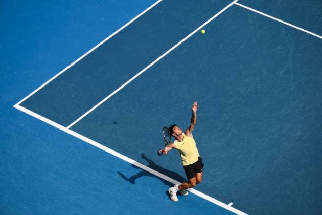 Carlos Alcaraz (ESP) during his third round match Australian Open, Day Seven, Tennis, Melbourne Park, Melbourne, Australia - 20 Jan 2024  Copyright: xJamesxGourley Shutterstockx 14306286da