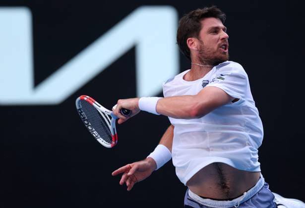 Cameron Norrie of GBR in action Australian Open, Day Seven, Tennis, Melbourne Park, Melbourne, Australia - 20 Jan 2024  Copyright: xEllaxLing Shutterstockx 14306285bu