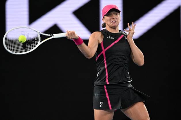 Iga Swiatek (POL) during her third round match Australian Open, Day Seven, Tennis, Melbourne Park, Melbourne, Australia - 20 Jan 2024  Copyright: xJamesxGourley Shutterstockx 14306286gt