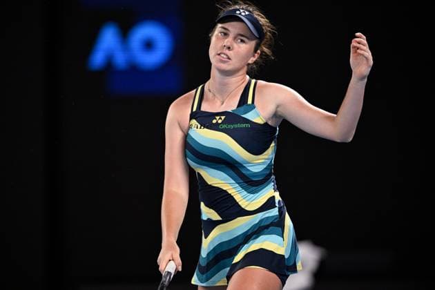 Linda Noskova (CZE) during her third round match Australian Open, Day Seven, Tennis, Melbourne Park, Melbourne, Australia - 20 Jan 2024  Copyright: xJamesxGourley Shutterstockx 14306286im