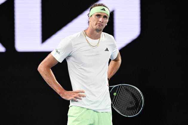 Alexander Zverev (GER) during his third round match Australian Open, Day Seven, Tennis, Melbourne Park, Melbourne, Australia - 20 Jan 2024  Copyright: xJamesxGourley Shutterstockx 14306286ju