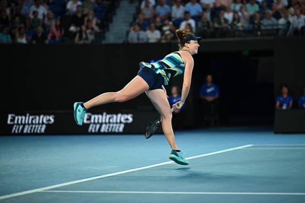 2024 Australian Open - Melbourne Linda Noskova (CZE) during her third round match at the 2024 Australian Open at Melbourne Park in Melbourne, Australia, on January 20, 2024. Photo by Corinne Dubreuil ABACAPRESS.COM Melbourne Australia  Copyright: xDubreuilxCorinne ABACAx