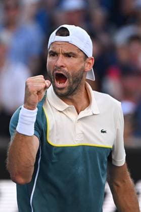 2024 Australian Open - Melbourne Grigor Dimitrov (BUL) during his third round match at the 2024 Australian Open at Melbourne Park in Melbourne, Australia, on January 20, 2024. Photo by Corinne Dubreuil ABACAPRESS.COM Melbourne Australia  Copyright: xDubreuilxCorinne ABACAx