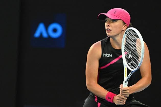 2024 Australian Open - Melbourne Iga Swiatek (POL) during her third round match at the 2024 Australian Open at Melbourne Park in Melbourne, Australia, on January 20, 2024. Photo by Corinne Dubreuil ABACAPRESS.COM Melbourne Australia  Copyright: xDubreuilxCorinne ABACAx