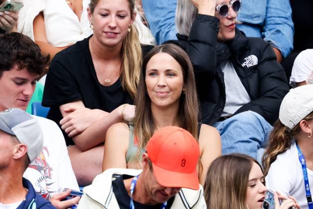 January 21, 2024, Melbourne, Victoria, Australia: MELBOURNE, AUSTRALIA - JANUARY 21: Bec Hewitt watches her son Cruz Hewitt of Australia compete against Alexander Razeghi of the United States in their first round singles match during the 2024 Australian Open Junior Championships at Melbourne Park on January 21, 2024 in Melbourne, Australia Melbourne Australia - ZUMAp121 20240121_zsp_p121_028 Copyright: xChrisxPutnamx