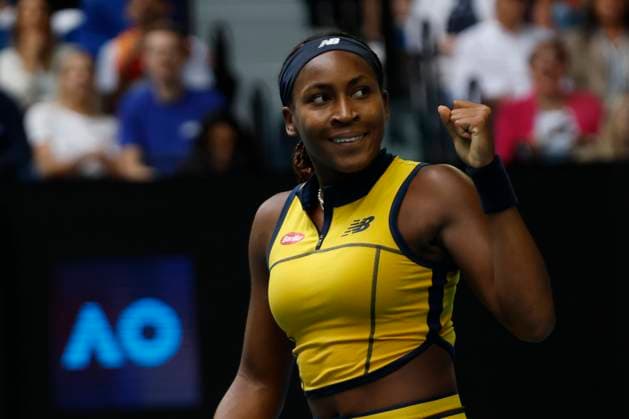 21st January 2024; Melbourne Park, Melbourne, Victoria, Australia; Australian Open Tennis Championship Day 8; Coco Gauff (USA) in action during her round four singles match against Magdalena Frech (POL)  ActionPlus12599897 NaFoto