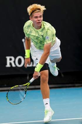 Diego Deduro Palermo GER , Australian Open 2024, Melbourne Park, Melbourne, Victoria, Australia Copyright: xJuergenxHasenkopfx
