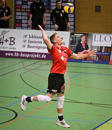Volleyball 2 Bundesliga Season 2023 2024 TV Rottenburg TuS Kriftel 20 01 2024 Timon Schippmann TV Rottenburg