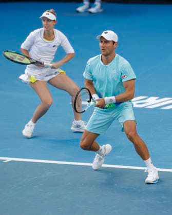 Storm Hunter Matthew Ebden, Mixed Doubles, Australian Open 2024, Melbourne Park, Melbourne, Victoria, Australia Copyright: xJuergenxHasenkopfx